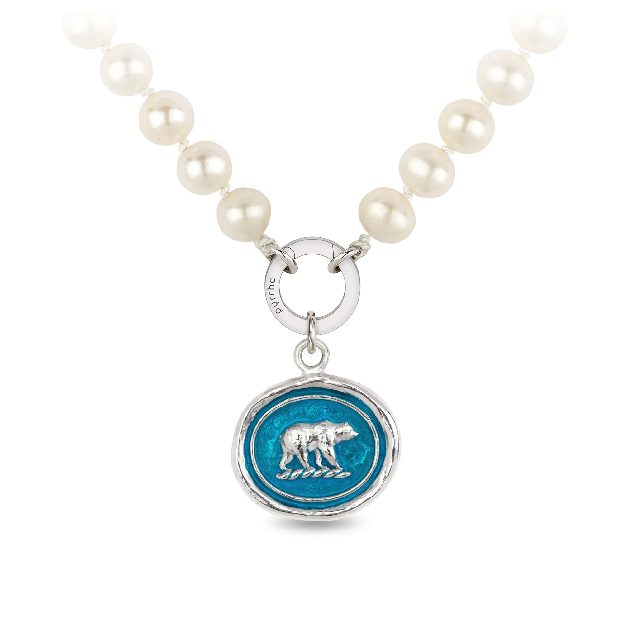 Mother Bear Knotted Freshwater Pearl Necklace - True Colors | Magpie Jewellery