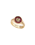 Direction 14K Gold Signet Ring - True Colors | Magpie Jewellery