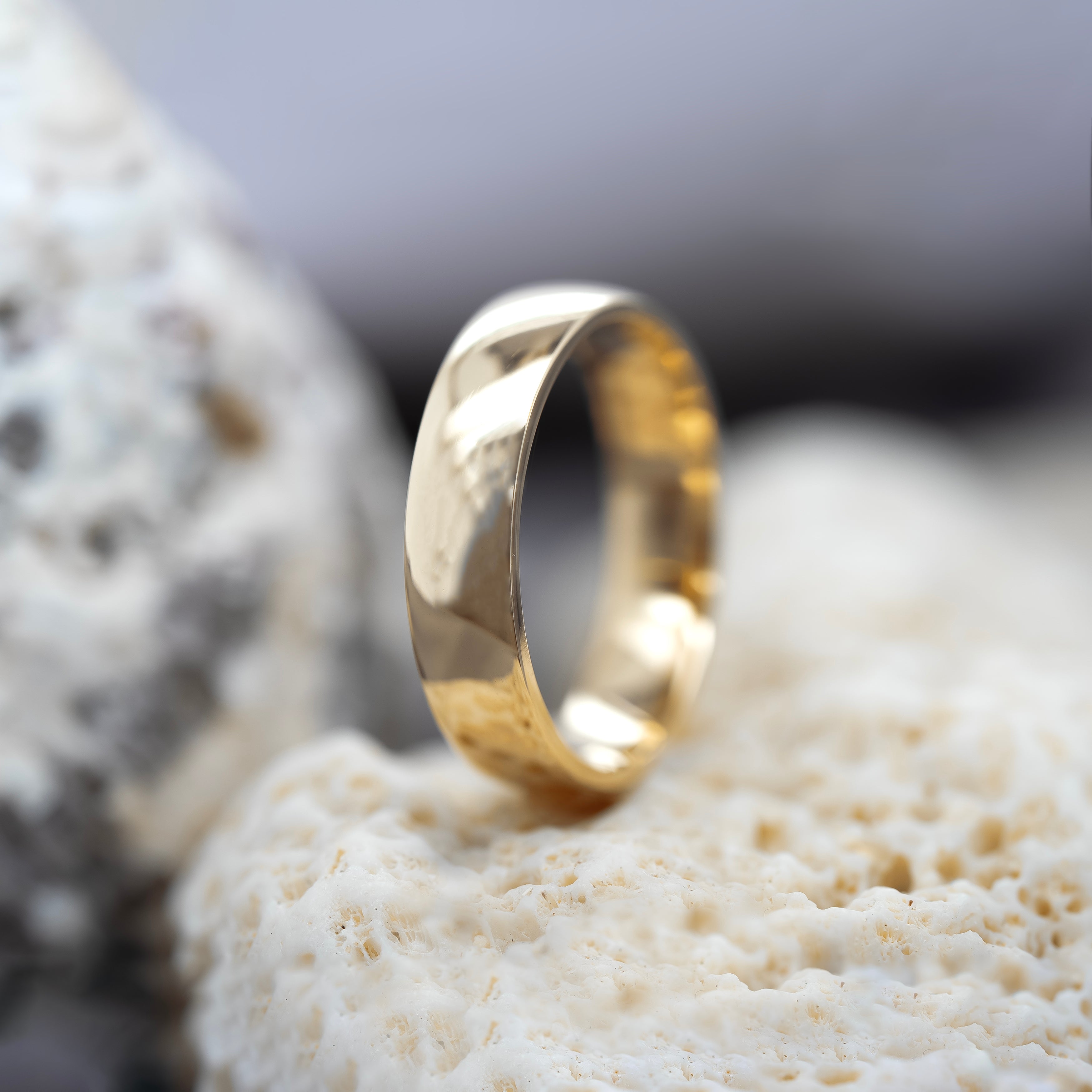 Half Round Wedding Band | Magpie Jewellery