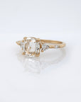 The 'Evelyn' Ring w/ 1.57ct Rose Cut Cushion Lab Grown Diamond