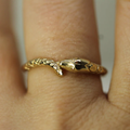 14k Snake Ring | Magpie Jewellery