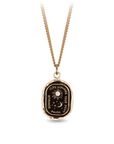 Everything For You 14K Gold Diamond Set Signature Talisman | Magpie Jewellery