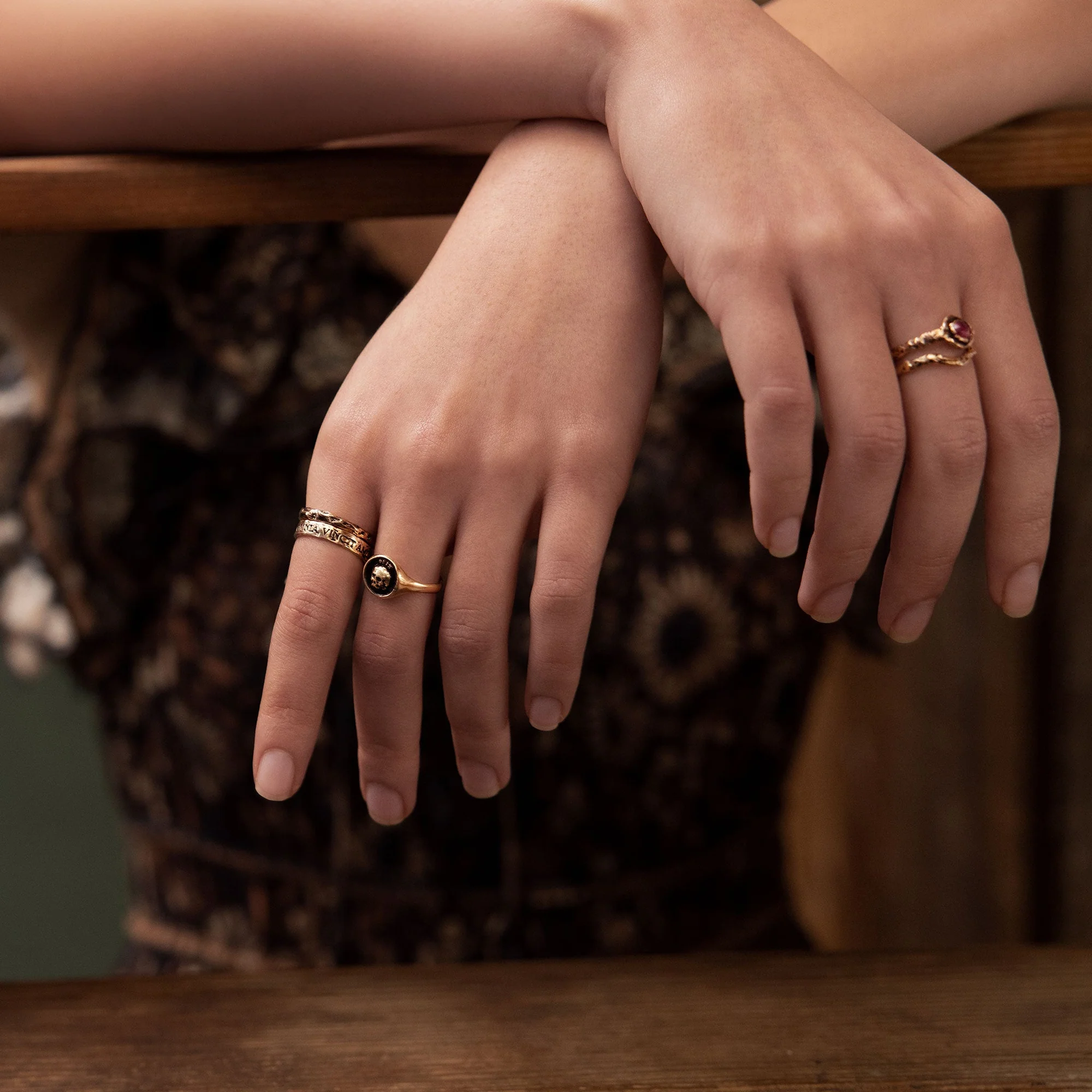 What Once Was 14K Gold Signet Ring | Magpie Jewellery