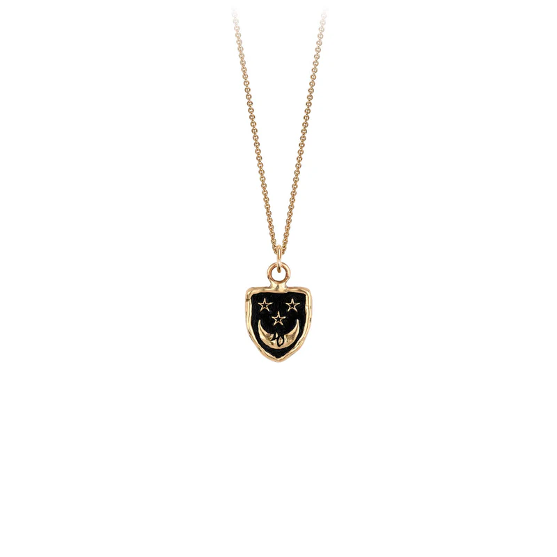 Reflective 14K Gold Appreciation Talisman | Magpie Jewellery