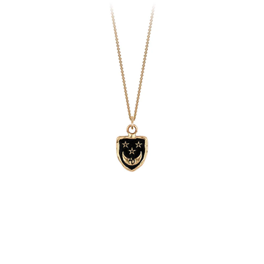 Reflective 14K Gold Appreciation Talisman | Magpie Jewellery