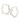 Lightly hammered and highly bent, the handmade waves that are worked to form these one of a kind hoops