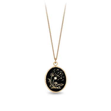 Seeds of Success 14K Gold Diamond Set Talisman | Magpie Jewellery