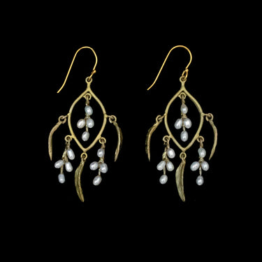 Weeping Willow Earrings - Hoop Wire