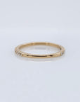 Fine 14k Yellow Gold Partial Eternity Band
