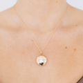 Gothic Diamond Locket Necklace - Gold, White Topaz & Diamond | Magpie Jewellery