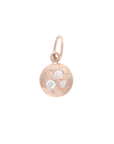 Dancing Diamond 'Boulder" Disc Charm | Magpie Jewellery