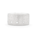 10mm 'Boulder' Dancing Diamonds Cigar band | Magpie Jewellery