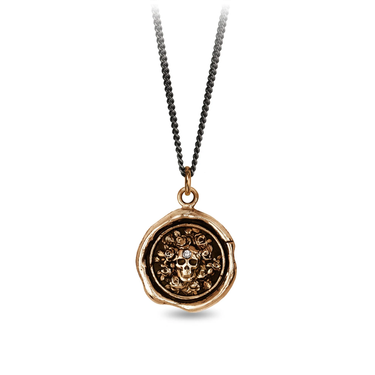 Live Every Moment Diamond Set Talisman | Magpie Jewellery