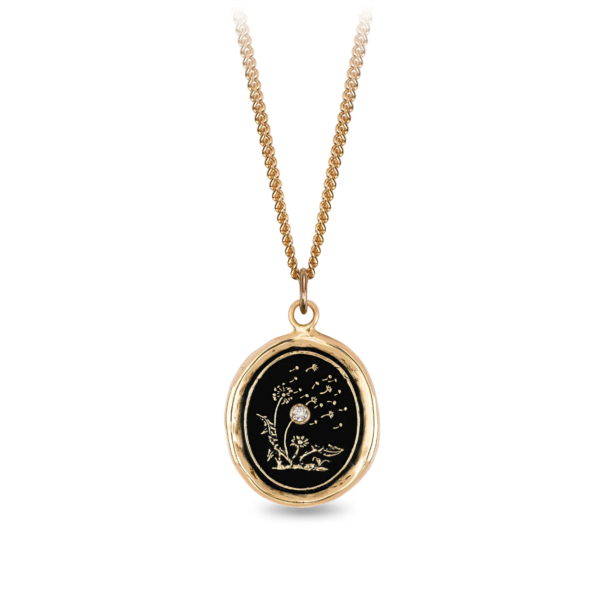 Seeds of Success 14K Gold Diamond Set Signature Talisman | Magpie Jewellery