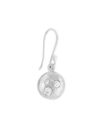 Boulder' Dancing Diamond Disc Hook Earrings | Magpie Jewellery