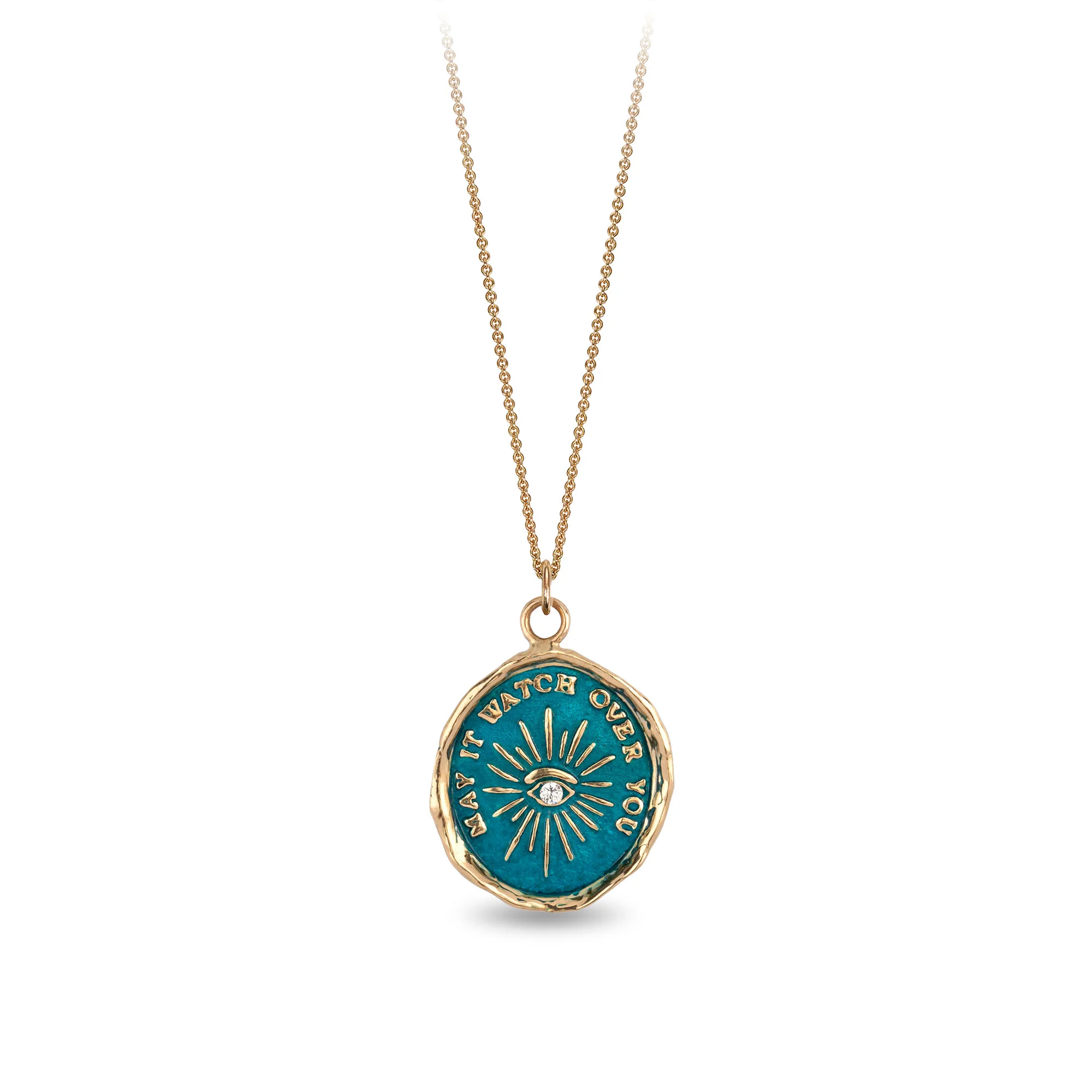 Higher Power 14K Gold Diamond Set Talisman - True Colors | Magpie Jewellery