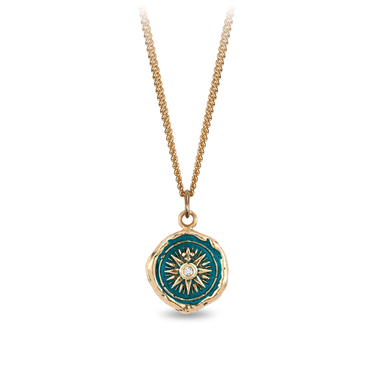 Direction 14K Gold Diamond Set Signature Talisman - True Colors | Magpie Jewellery