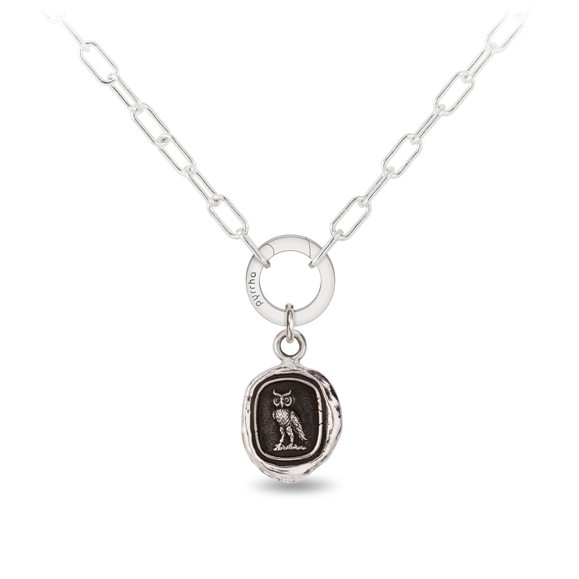 Watch Over Me Small Paperclip Chain Necklace