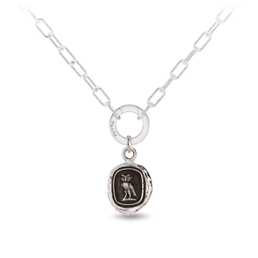 Watch Over Me Small Paperclip Chain Necklace