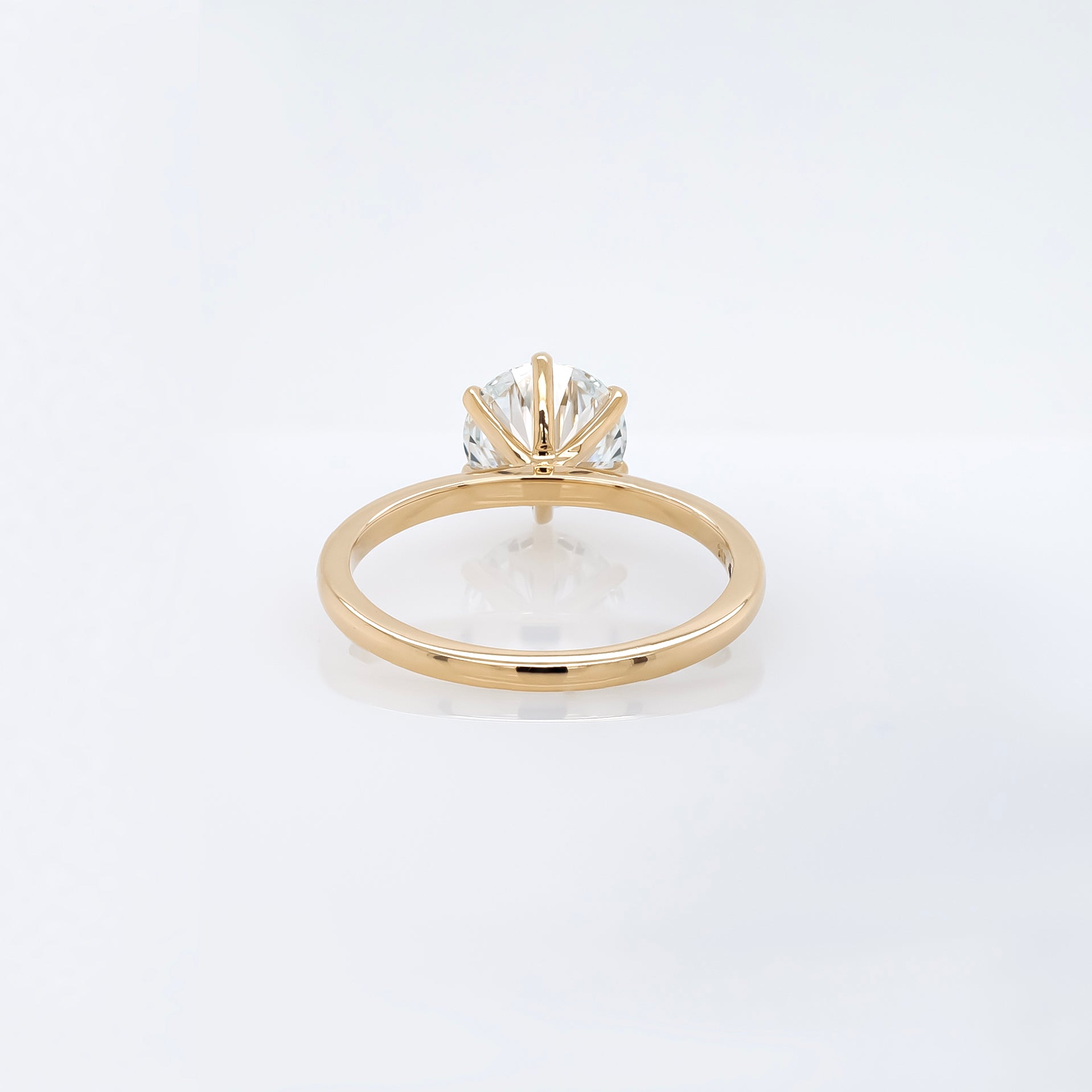 1.52ct Round Brilliant Lab Grown 6 Prong Solitaire | Magpie Jewellery