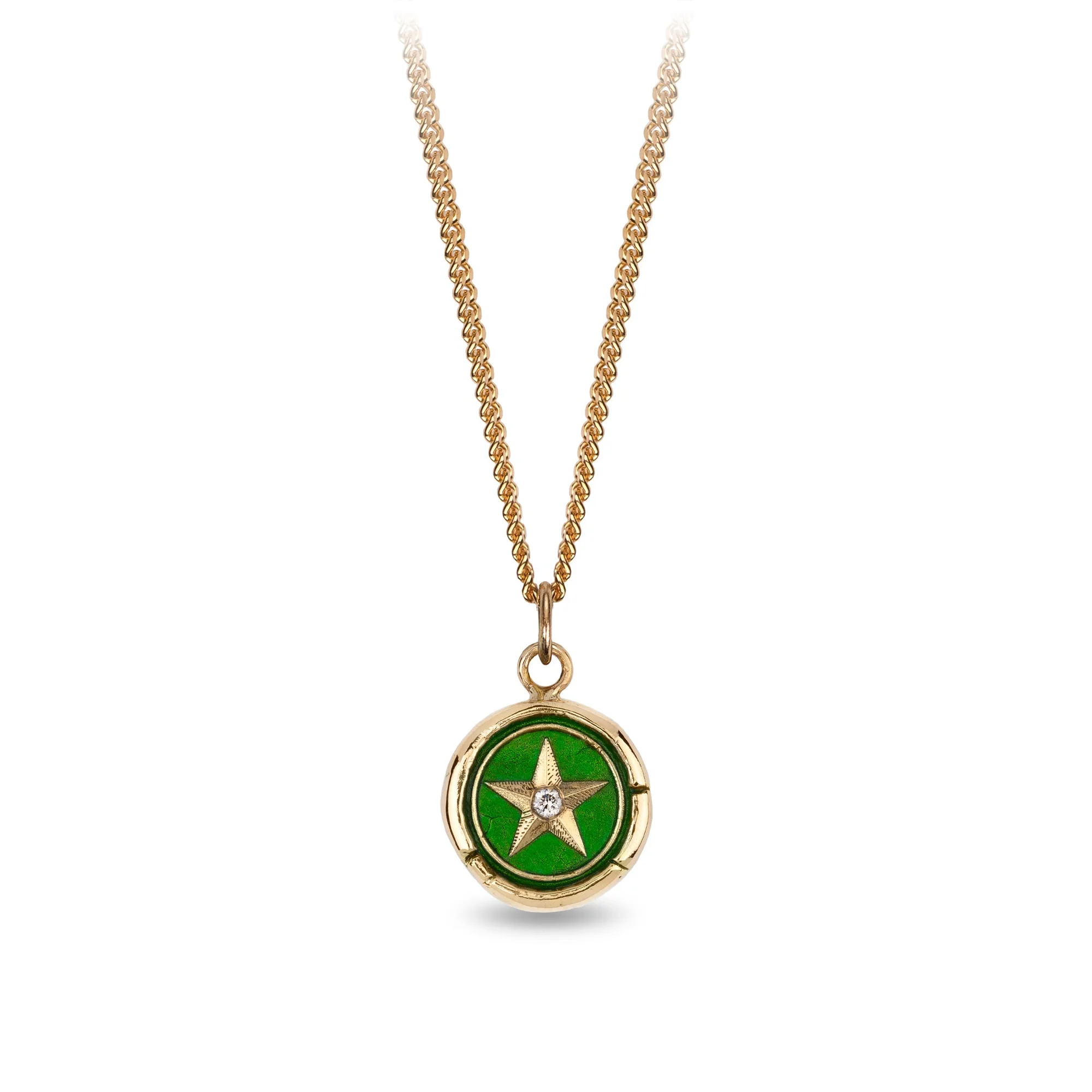 Highest Ambitions 14K Gold Diamond Set Signature Talisman - True Colors | Magpie Jewellery