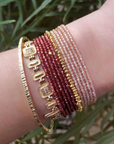 Red Garnet Wrap Bracelet | Magpie Jewellery