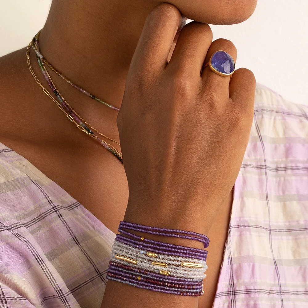 Amethyst Wrap Bracelet | Magpie Jewellery