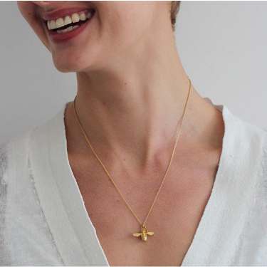 Honey Bee and Citrine Necklace | Magpie Jewellery