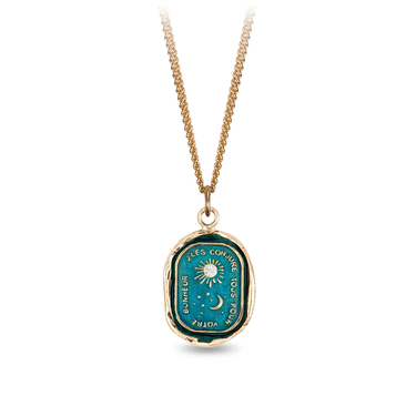 Everything For You 14K Gold Diamond Set Signature Talisman - True Colors | Magpie Jewellery