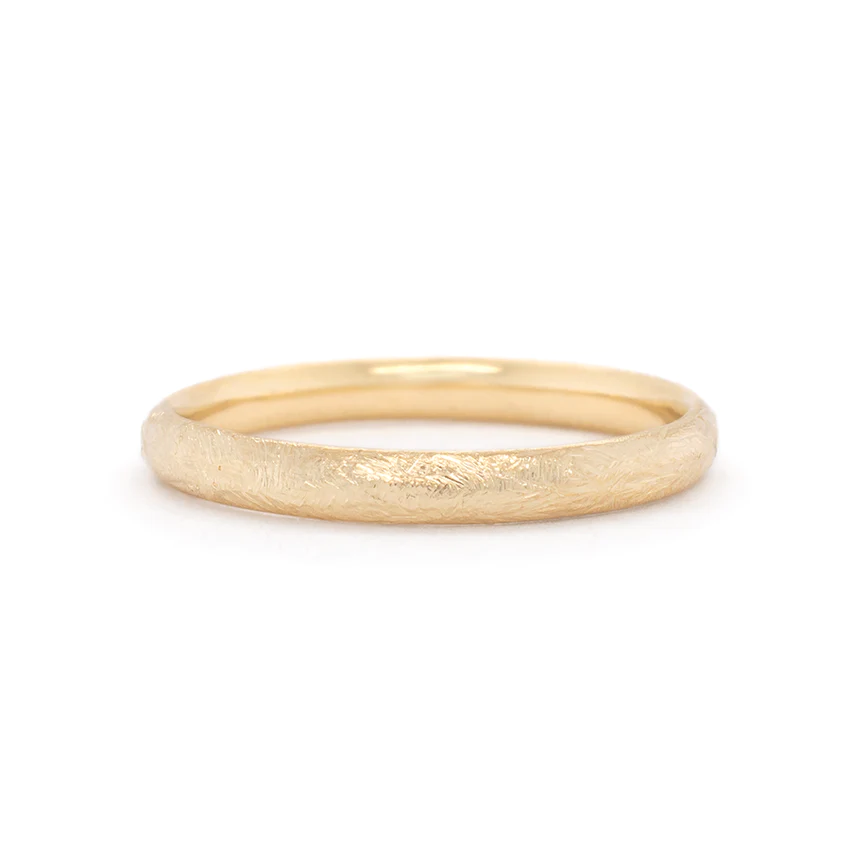 2.5mm &#39;Boulder&#39; Classic Rounded Ring | Magpie Jewellery