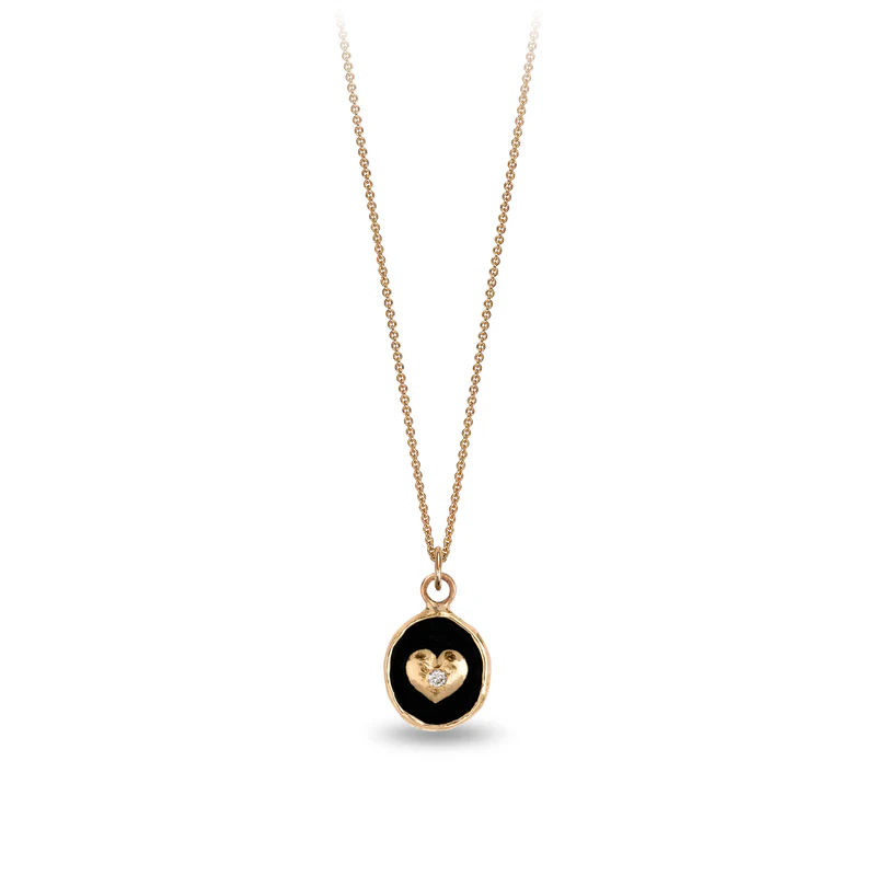 Loving 14K Gold Appreciation Diamond Set Talisman | Magpie Jewellery