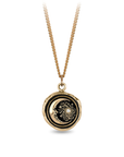 Trust The Universe 14K Gold Diamond Set Signature Talisman | Magpie Jewellery