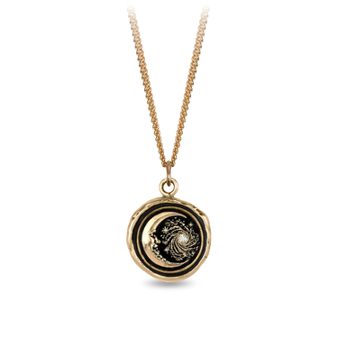 Trust The Universe 14K Gold Diamond Set Signature Talisman | Magpie Jewellery