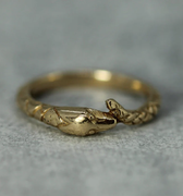 14k Snake Ring | Magpie Jewellery