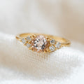 Morganite and Diamond Engagement Ring | Magpie Jewellery