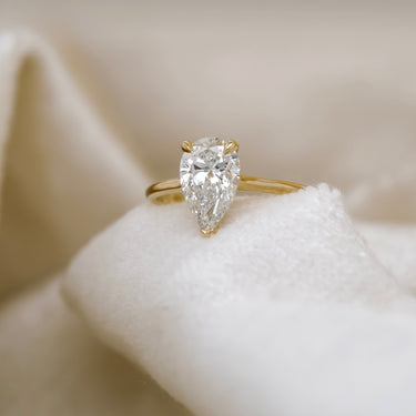 Lab-Grown Pear-Shaped 1.50 carat Diamond Solitaire | Magpie Jewellery