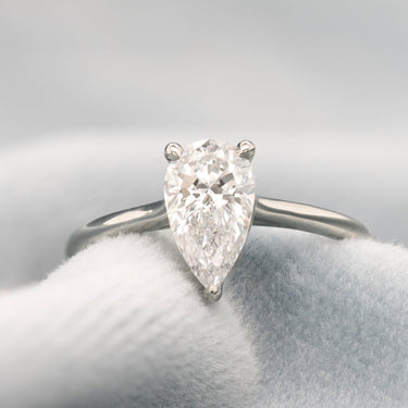 1.01ct Pear-Shaped Diamond Engagement Ring | Magpie Jewellery