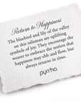 Return to Happiness 14K Gold On Silver Talisman | Magpie Jewellery