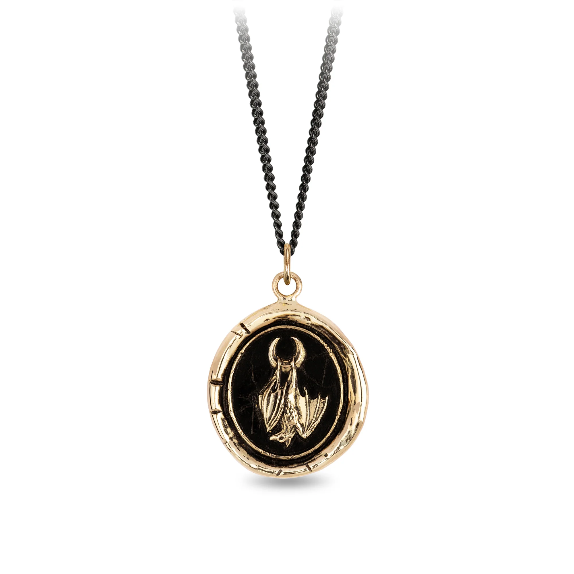 Embrace Your Dark Side 14K Gold Signature Talisman | Magpie Jewellery