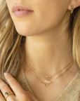 Luna Moonstone Cluster Necklace | Magpie Jewellery