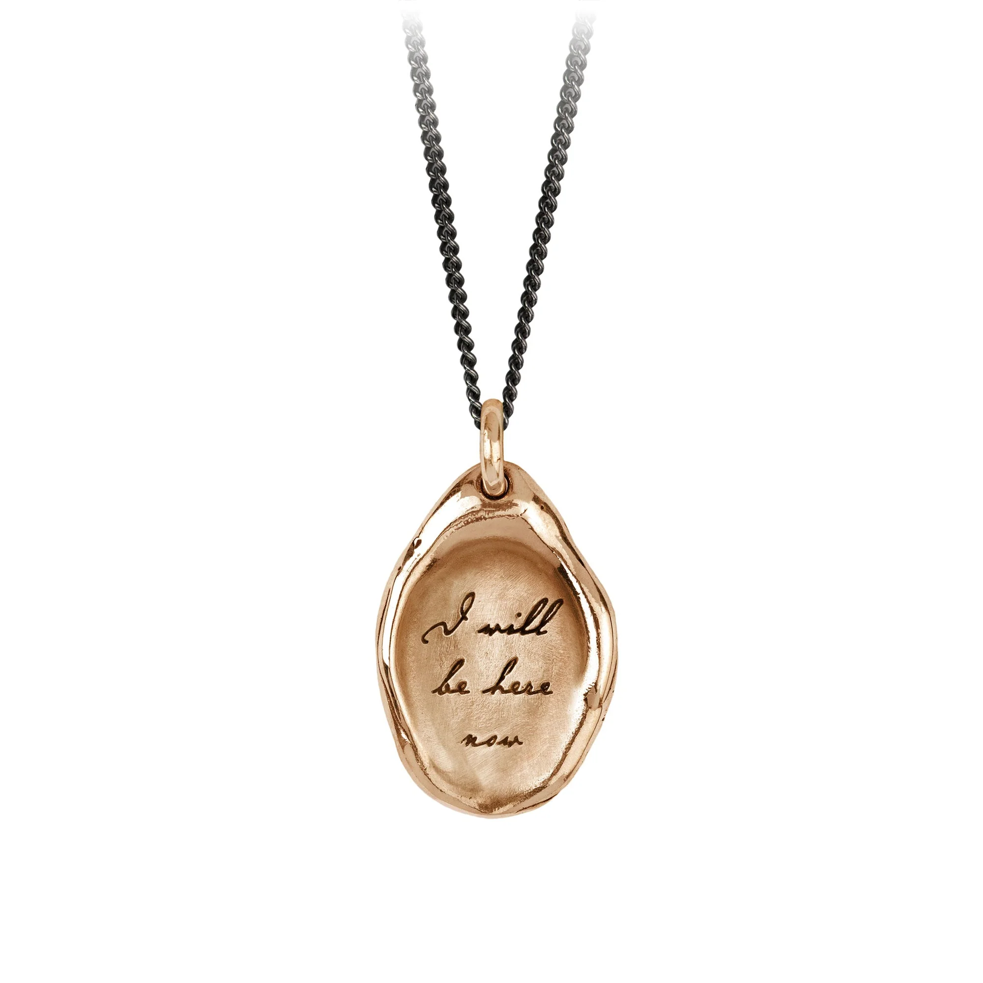 I Will Be Here Now Affirmation Talisman | Magpie Jewellery