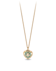 Small 14K Gold Puffed Heart Diamond Set Talisman - True Colors | Magpie Jewellery