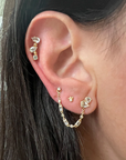Mel Soldera Phanie Diamond Stud | Magpie Jewellery