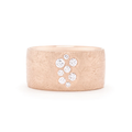 10mm Diamond Constellation 'Boulder' Cigar Band | Magpie Jewellery