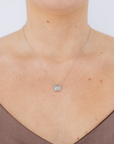 Dew Drop Mini Cluster Necklace - Blue Topaz | Magpie Jewellery