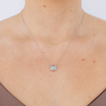 Dew Drop Mini Cluster Necklace - Blue Topaz | Magpie Jewellery