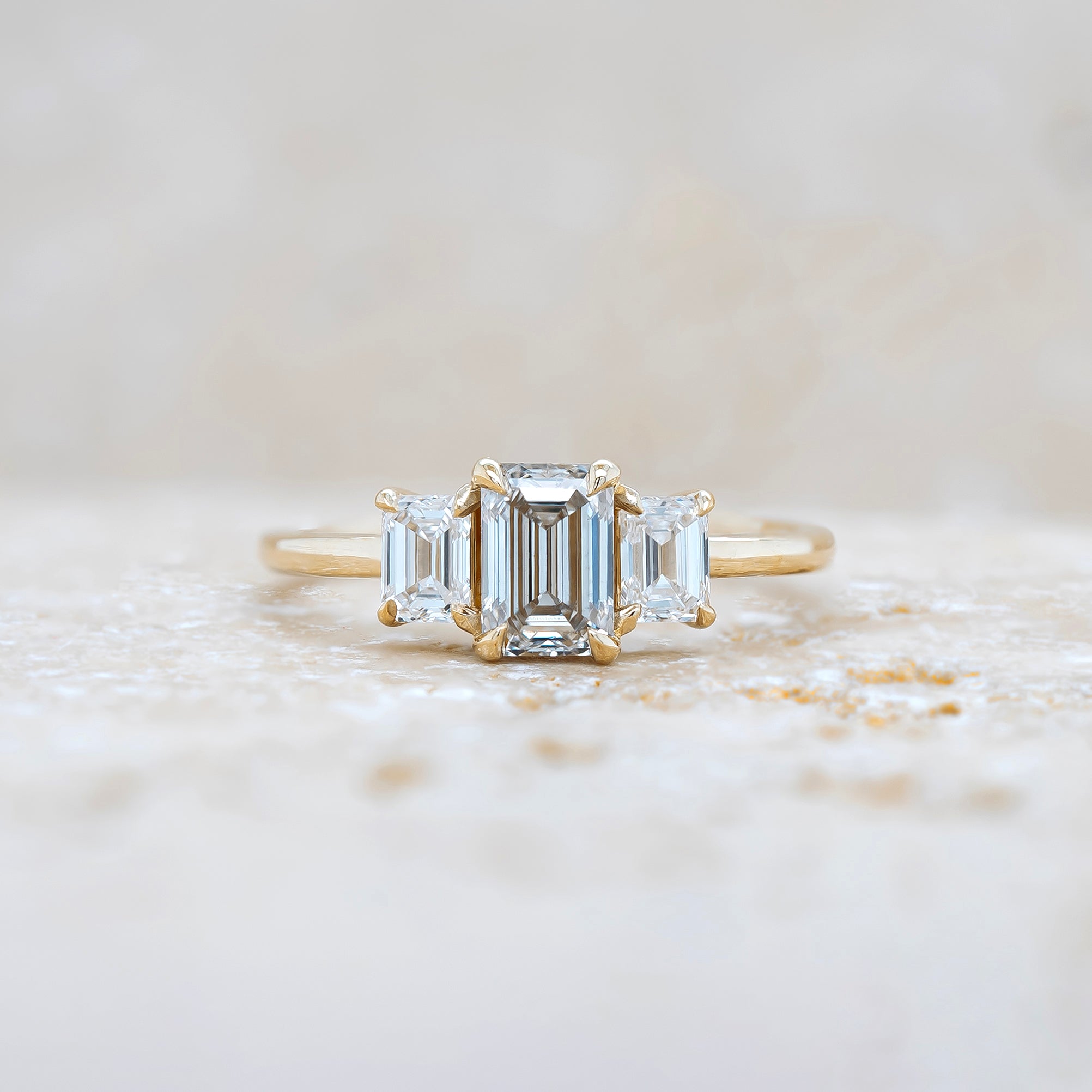 Emerald Cut Diamond Ring | Magpie Jewellery