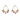 Cranberry Earrings - Hoop Post