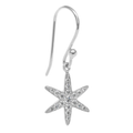 Diamond Pave Star Drop Earrings | Magpie Jewellery