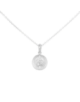 12mm 'Boulder' Dancing Diamond Disc Necklace | Magpie Jewellery